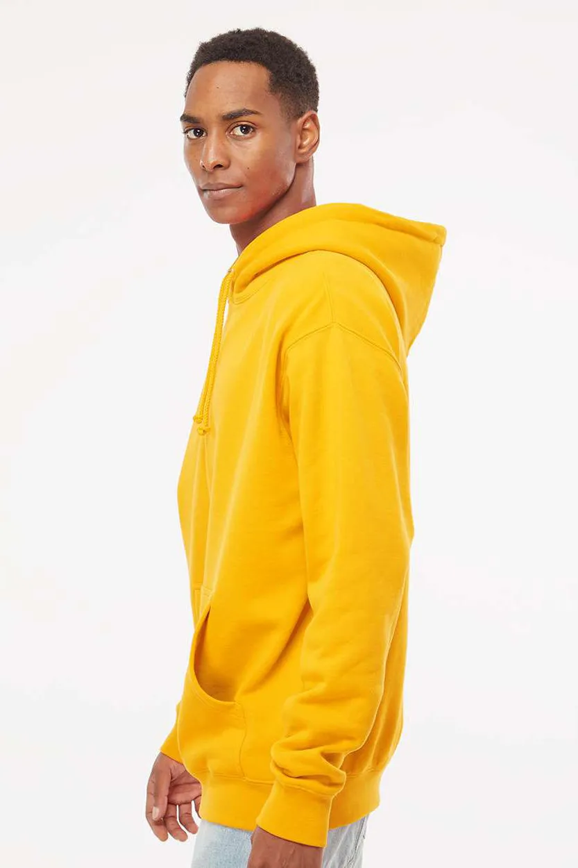Independent Trading Company Herren Kapuzenpullover Hoodie mit Kangaroo-Tasche - Gold
