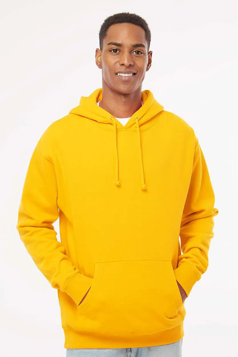 Independent Trading Company Herren Kapuzenpullover Hoodie mit Kangaroo-Tasche - Gold