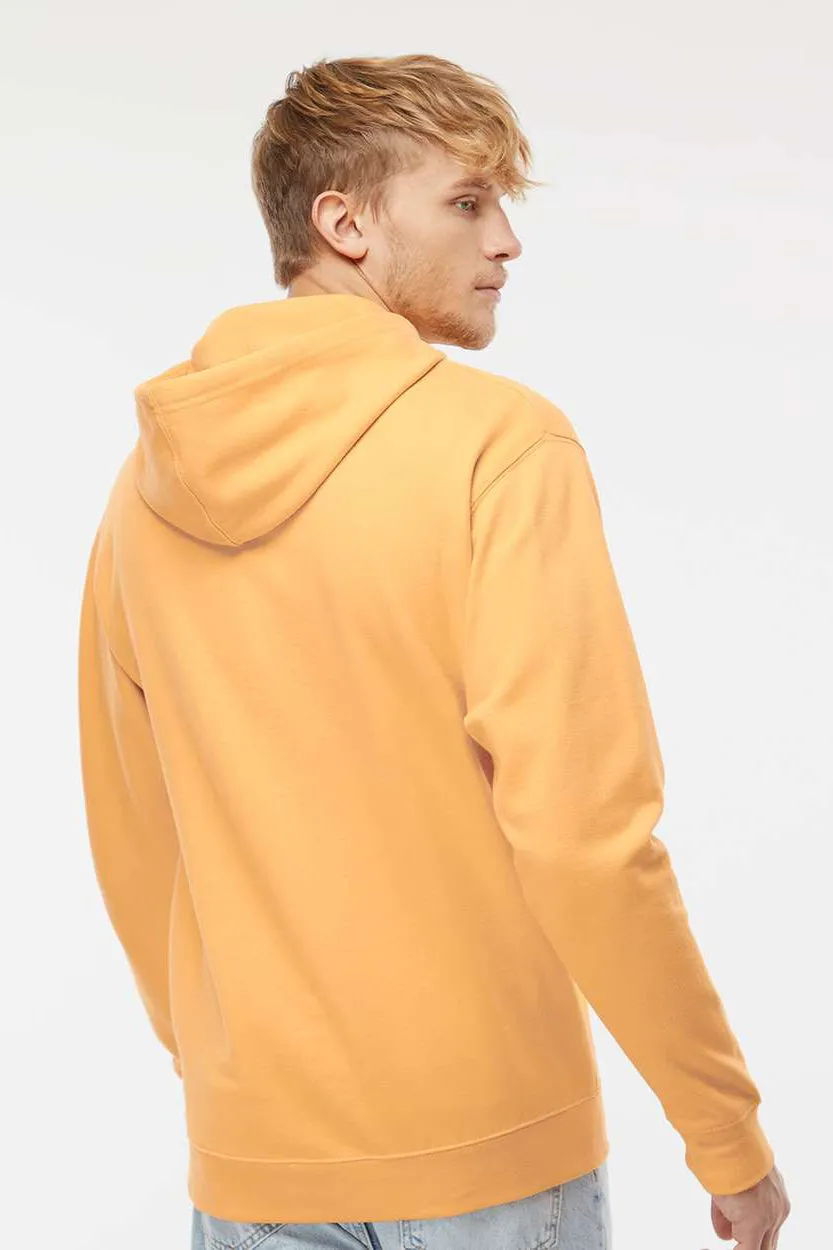 Independent Trading Company Herren Kapuzenpullover Hoodie mit Kangaroo-Tasche - Pfirsich