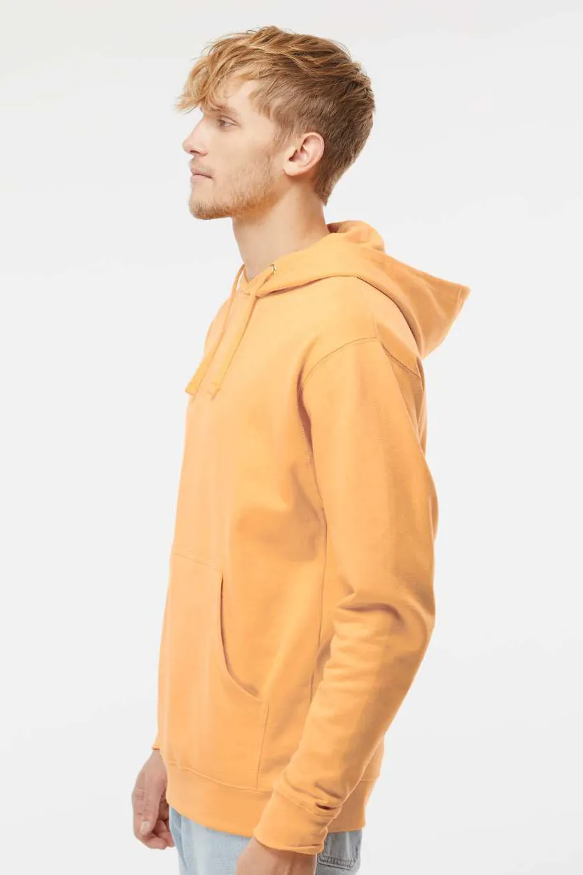 Independent Trading Company Herren Kapuzenpullover Hoodie mit Kangaroo-Tasche - Pfirsich