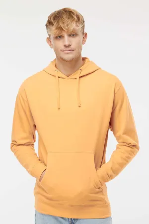 Independent Trading Company Herren Kapuzenpullover Hoodie mit Kangaroo-Tasche - Pfirsich