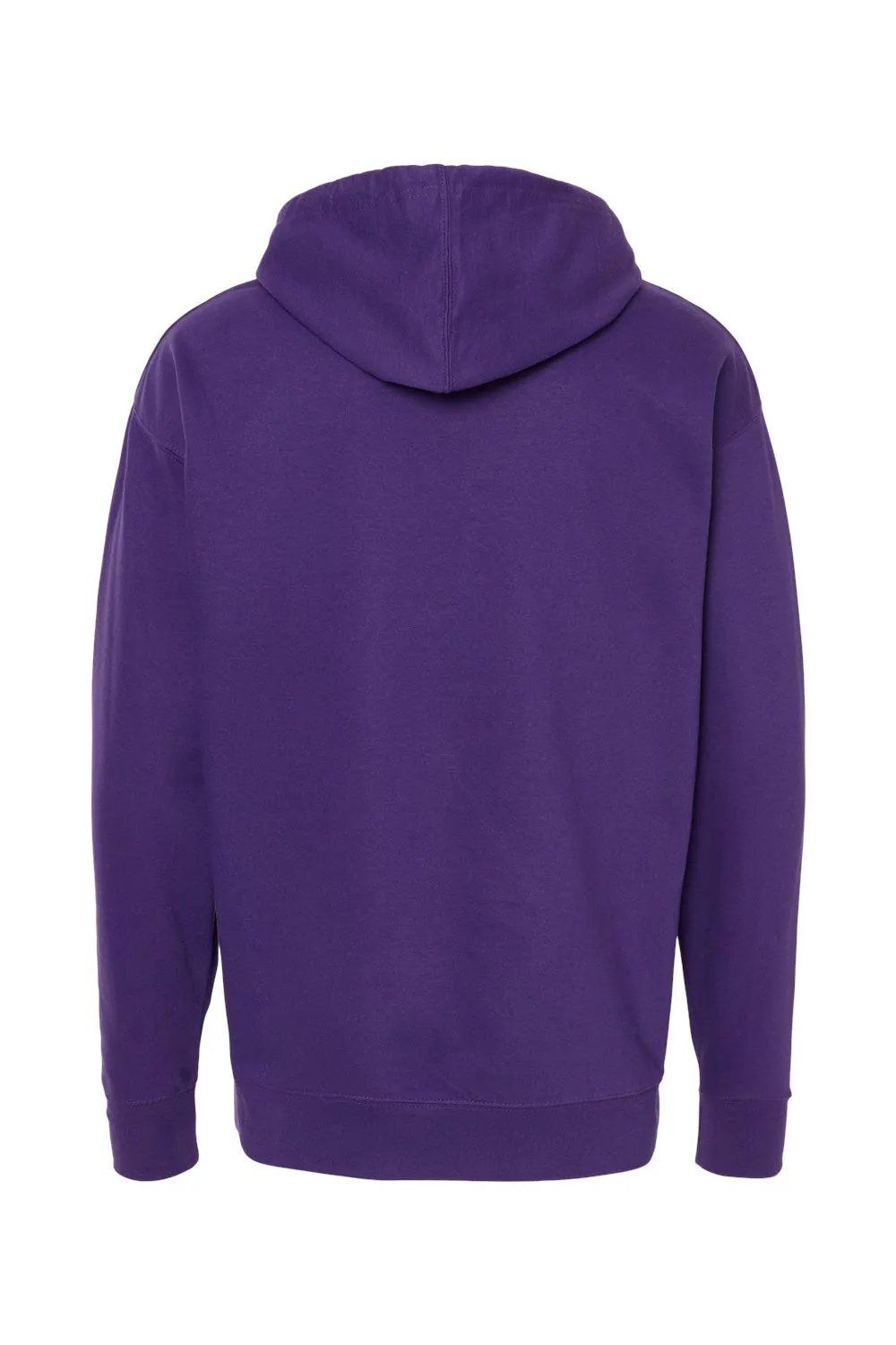 Independent Trading Company Herren Kapuzenpullover Hoodie mit Kangaroo-Tasche - Lila
