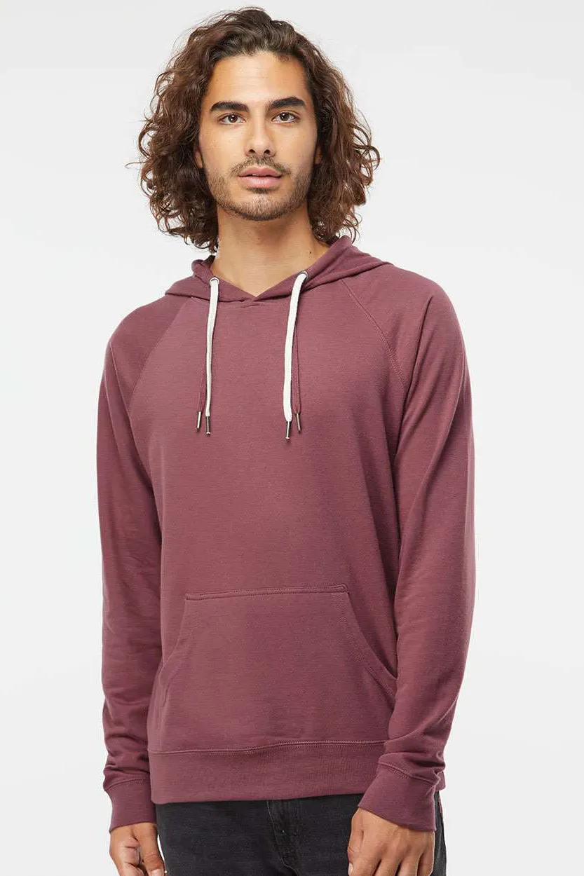 Independent Trading Company Herren Icon Loopback Terry Kapuzenpullover mit Kangaroo-Tasche - Port