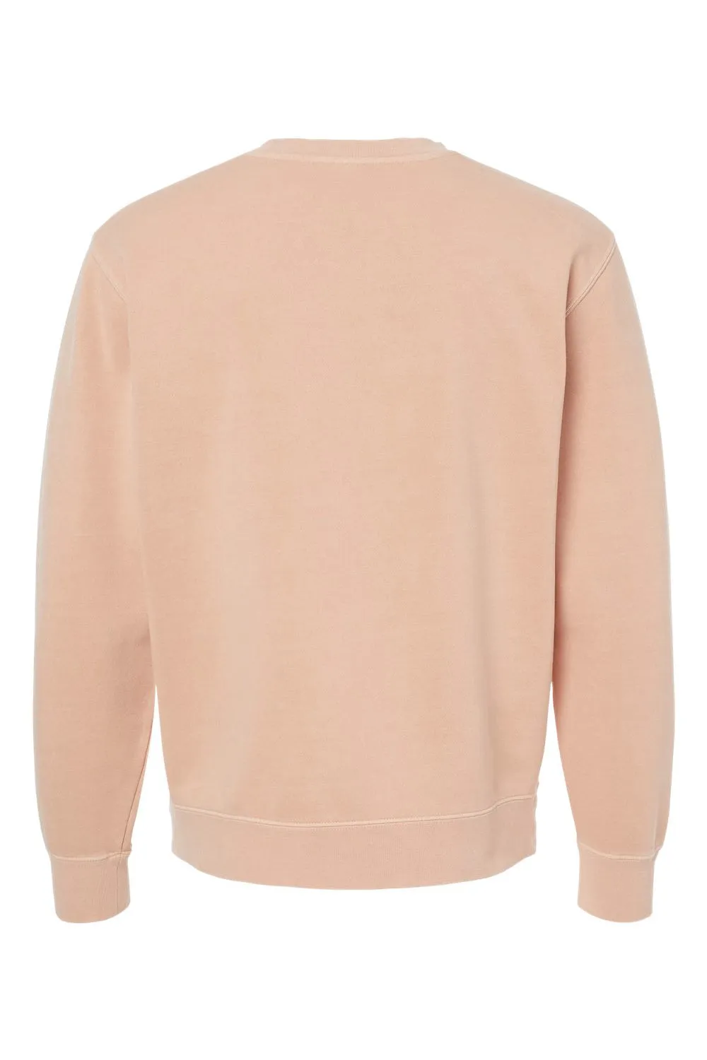 Independent Trading Company Herren Pigmentgefärbtes Rundhals-Sweatshirt - Staubiges Rosa