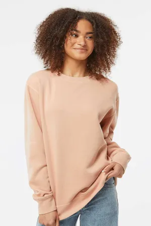 Independent Trading Company Herren Pigmentgefärbtes Rundhals-Sweatshirt - Staubiges Rosa