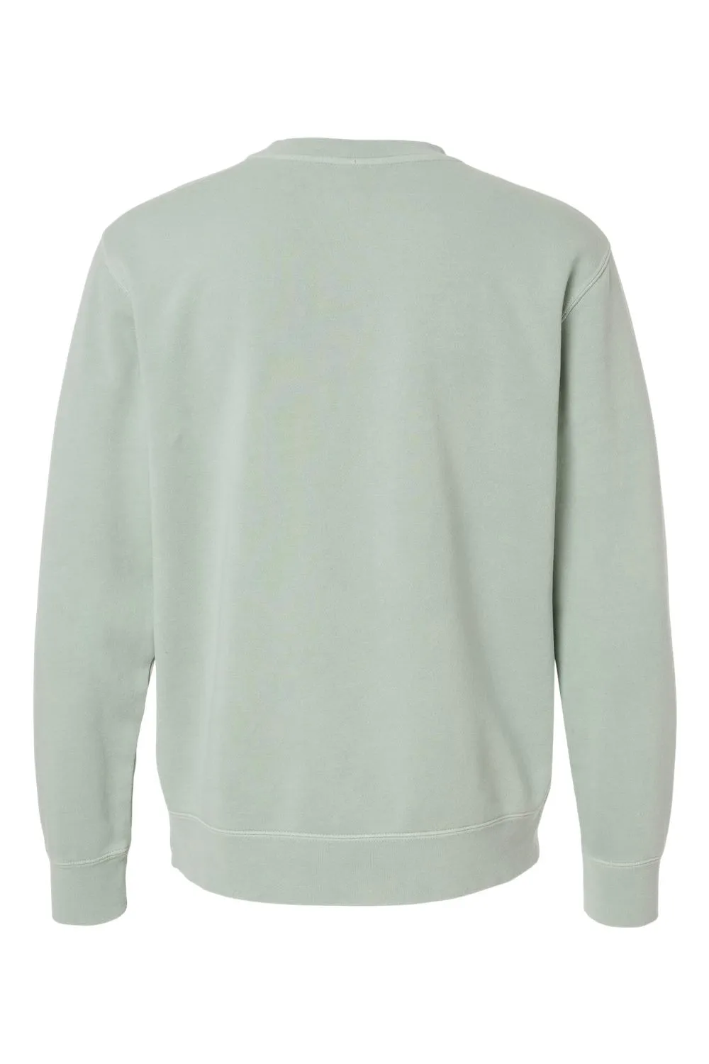 Independent Trading Company Herren Pigmentgefärbtes Rundhals-Sweatshirt - Salbeigrün