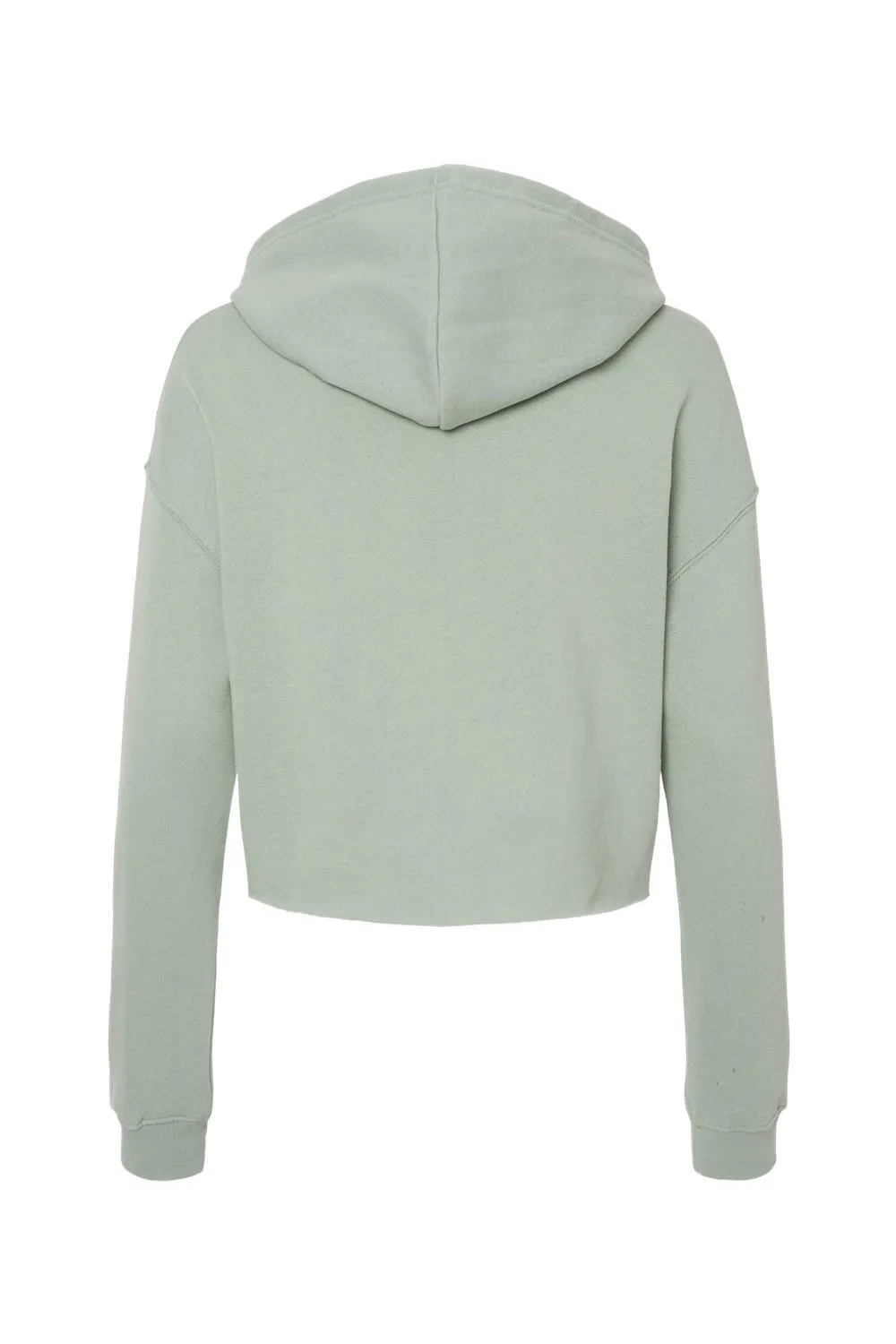 Independent Trading Company Damen Crop Kapuzenpullover Hoodie - Salbeigrün