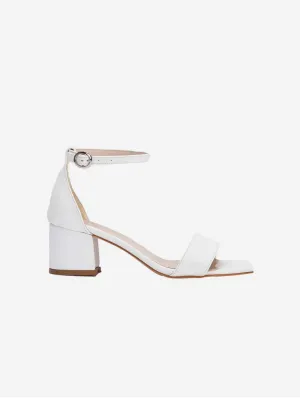 Iva Vegan-Leder Low Heel | Weiß