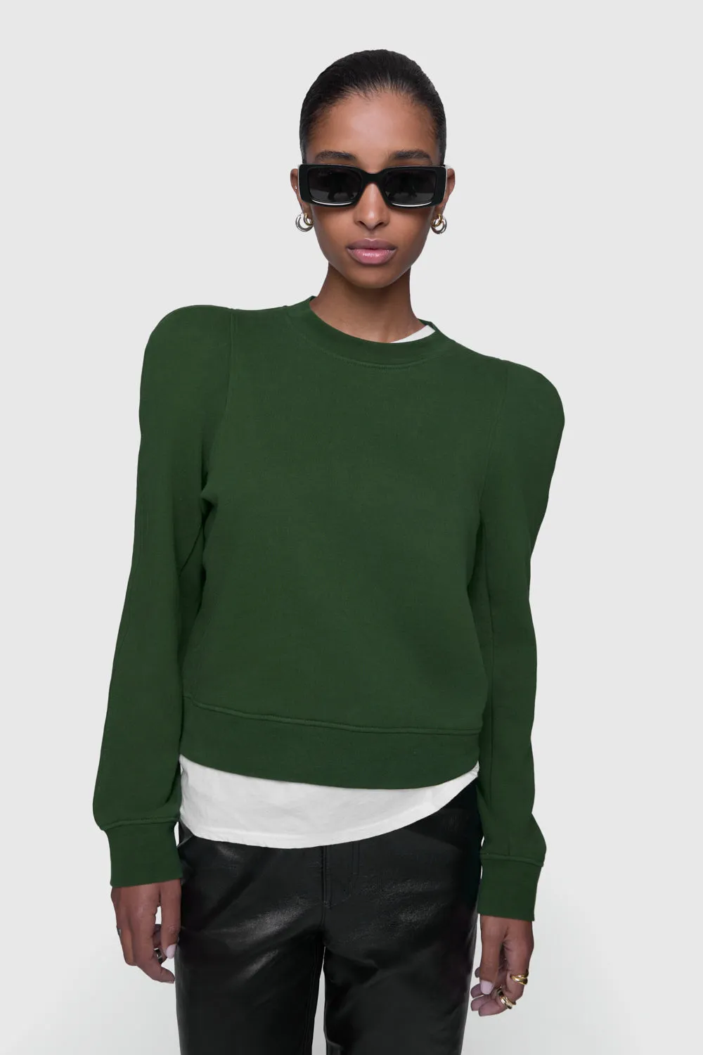 Jade-Skulptur Sweatshirt