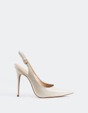 Janeiro Off-White Lackleder