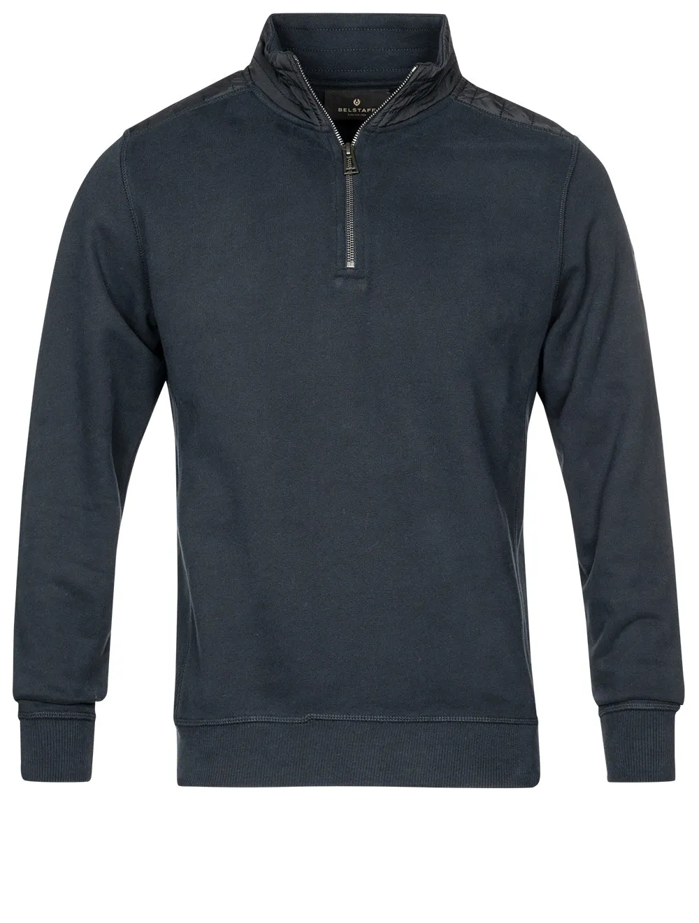 Jaxon Viertel-Zip Pullover Anthrazit