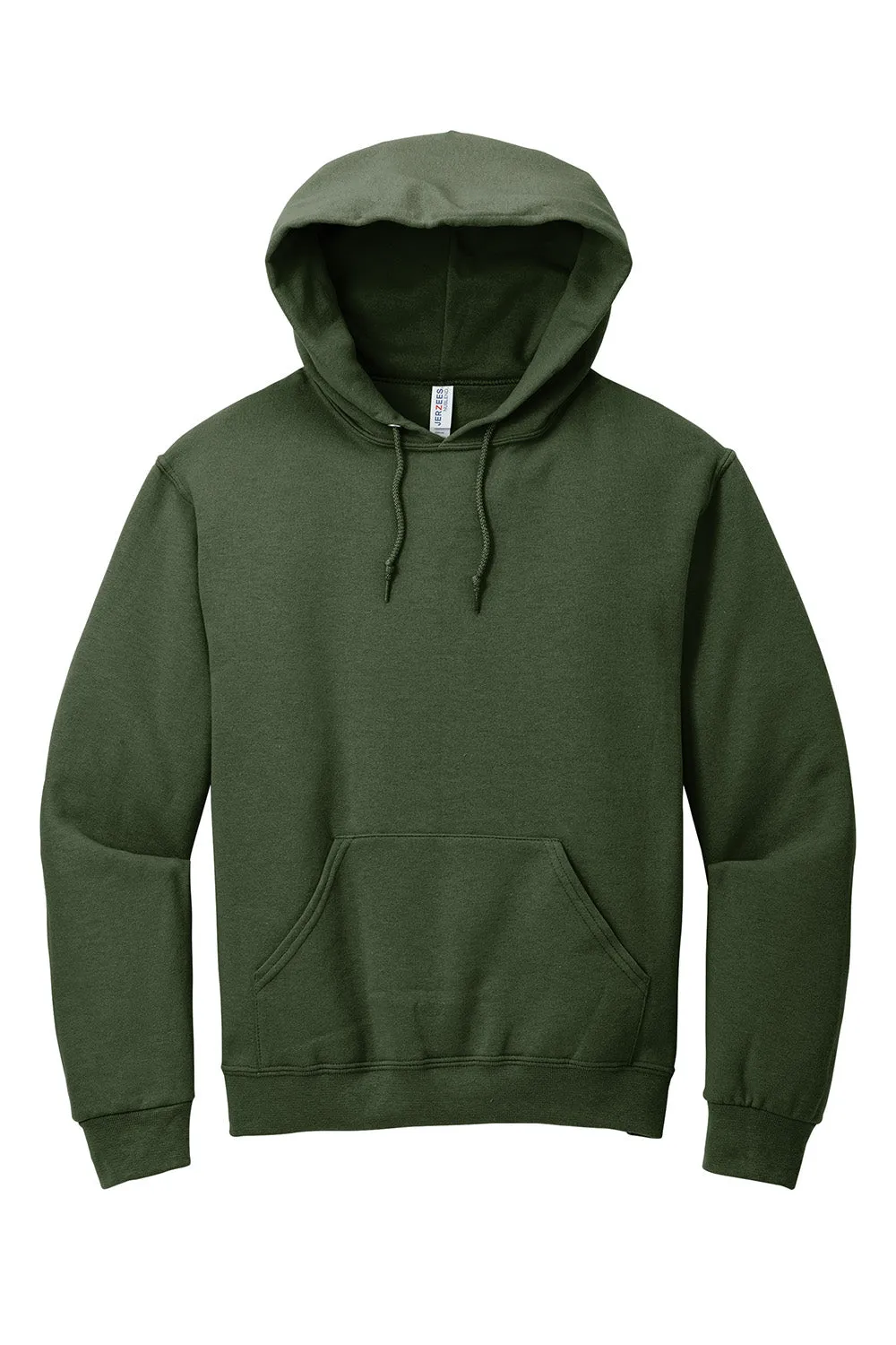 Jerzees Herren NuBlend pillingresistente Fleece Kapuzenpullover Hoodie mit Kangaroo-Tasche - Militärgrün