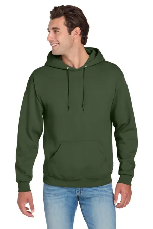 Jerzees Herren NuBlend pillingresistente Fleece Kapuzenpullover Hoodie mit Kangaroo-Tasche - Militärgrün