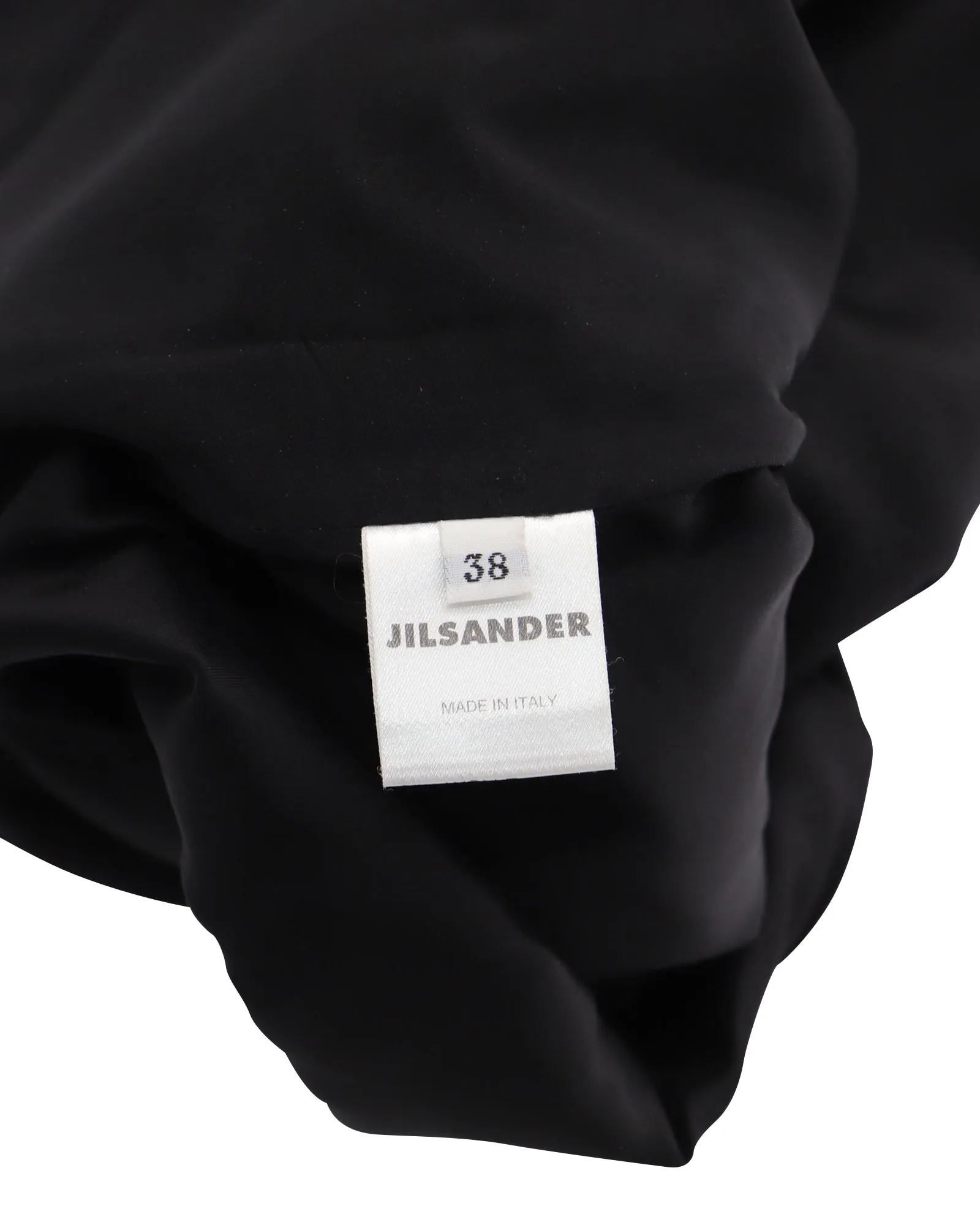 Jil Sander Wollrock in Braun bis knielang