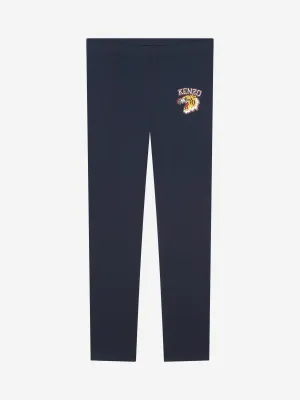 KENZO Mädchen Logo Leggings in Marineblau