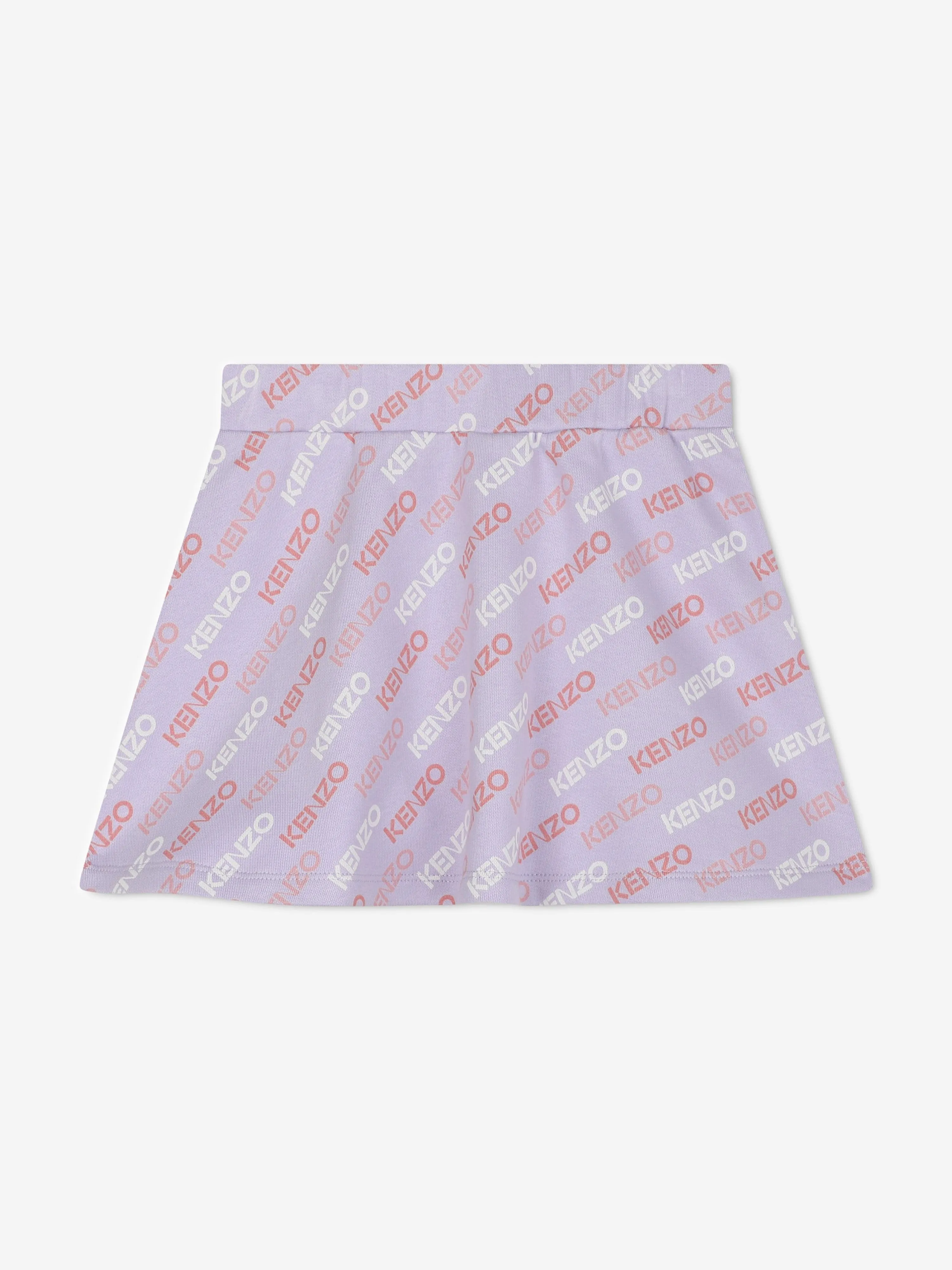 KENZO Mädchen Logo-Print Rock in Lila