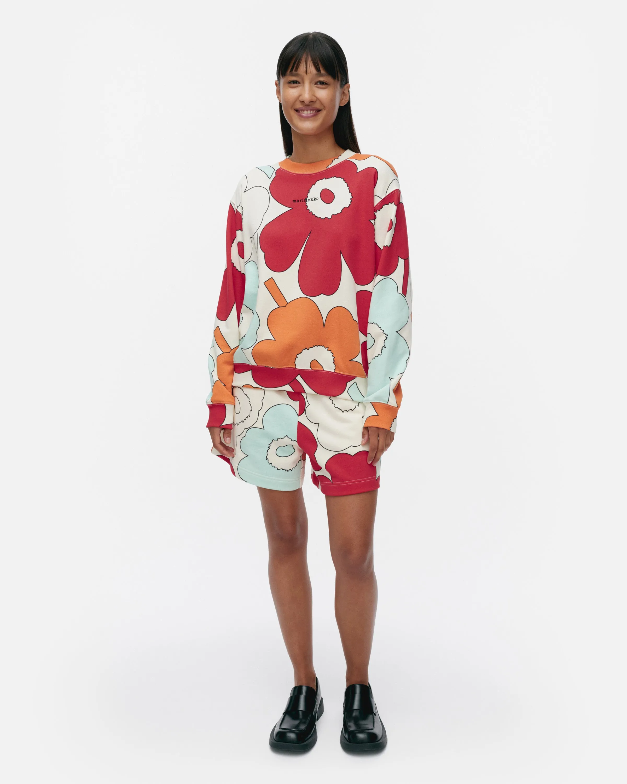 Kioski Leiot Umriss Unikko Langarmoberteil 62cm Bekleidung_Marimekko