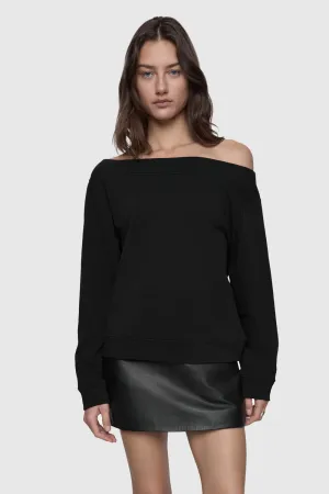 Kora Schulterfreies Sweatshirt
