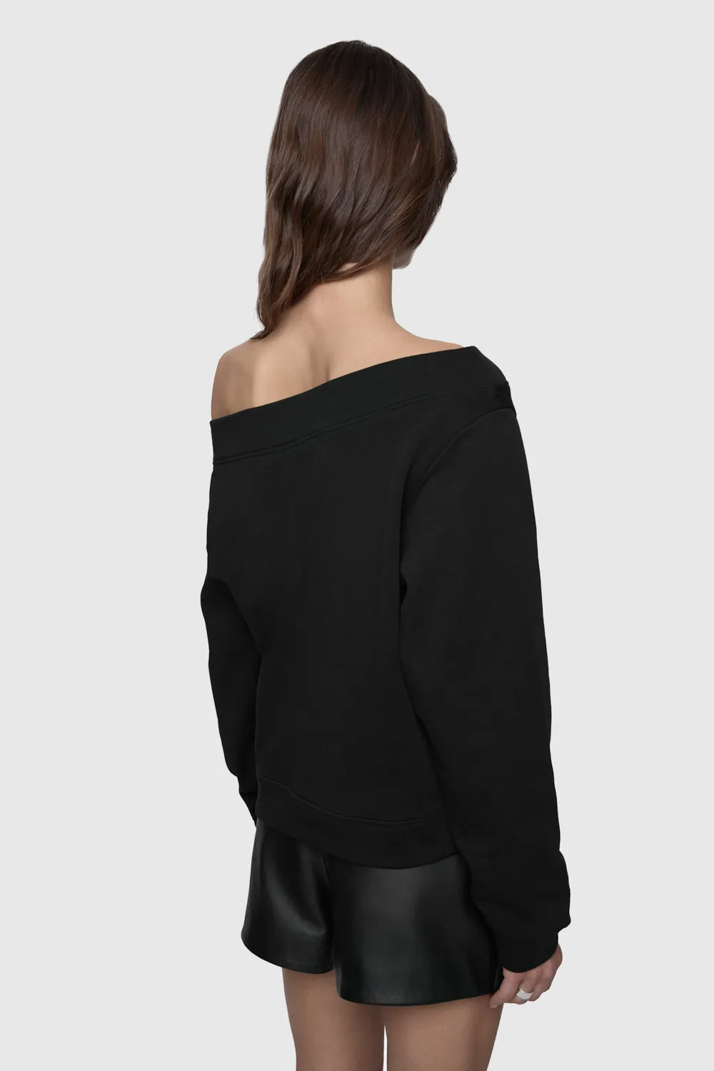 Kora Schulterfreies Sweatshirt