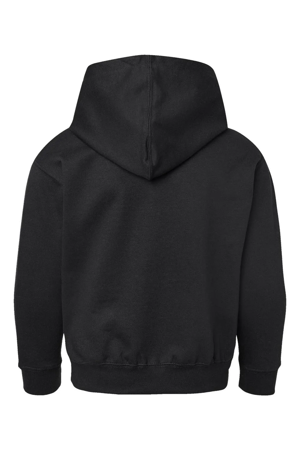 LAT Youth Fleece Kapuzenpullover mit Kangaroo-Tasche - Schwarz