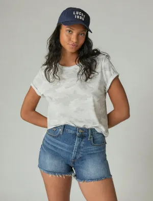 Lucky Brand Classic Crew Grau Camouflage Lucky Brand