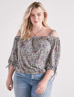Lucky Brand Blumenmuster Trägerlos Top Multicolor Lucky Brand