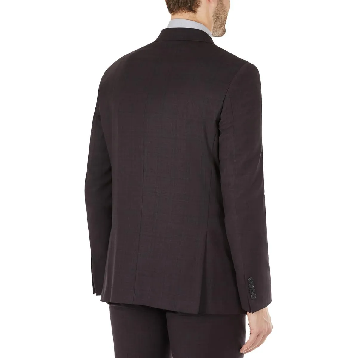 Malbin Herren Blazer aus Wollmischgewebe in Extra Slim Fit mit zwei Knöpfen