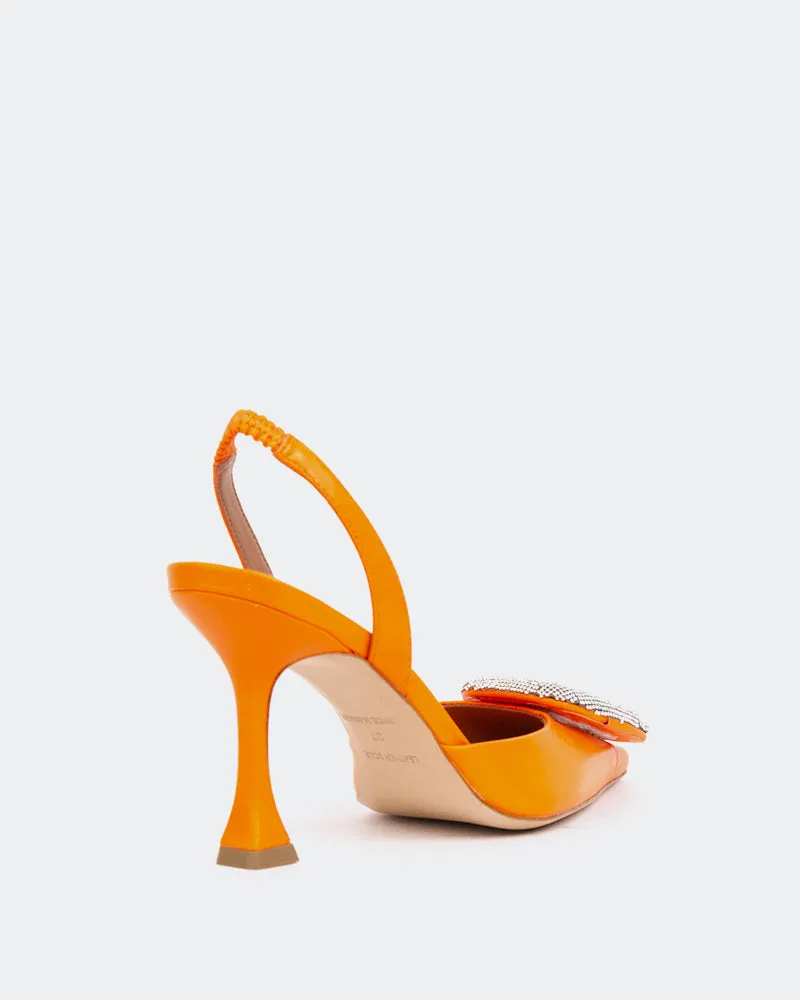 Mayta Orange Leder
