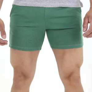 Herren-Baumwollshorts, Grün