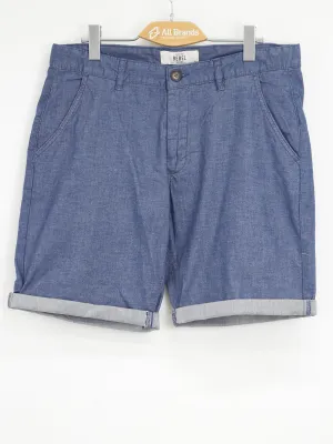 Herren-Denim-Shorts, Blau