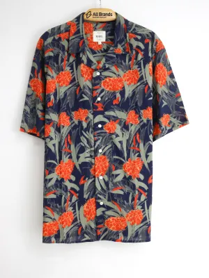 Herren Chemise mit Blumenmuster, Mehrfarbig
