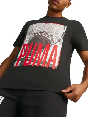 Herren T-Shirt mit Aufdruck, Schwarz