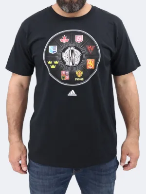 Herren T-Shirt mit Aufdruck, Schwarz