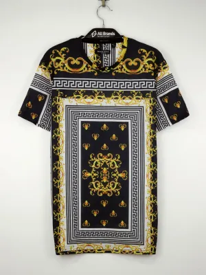 Herren T-Shirt mit Muster, Mehrfarbig
