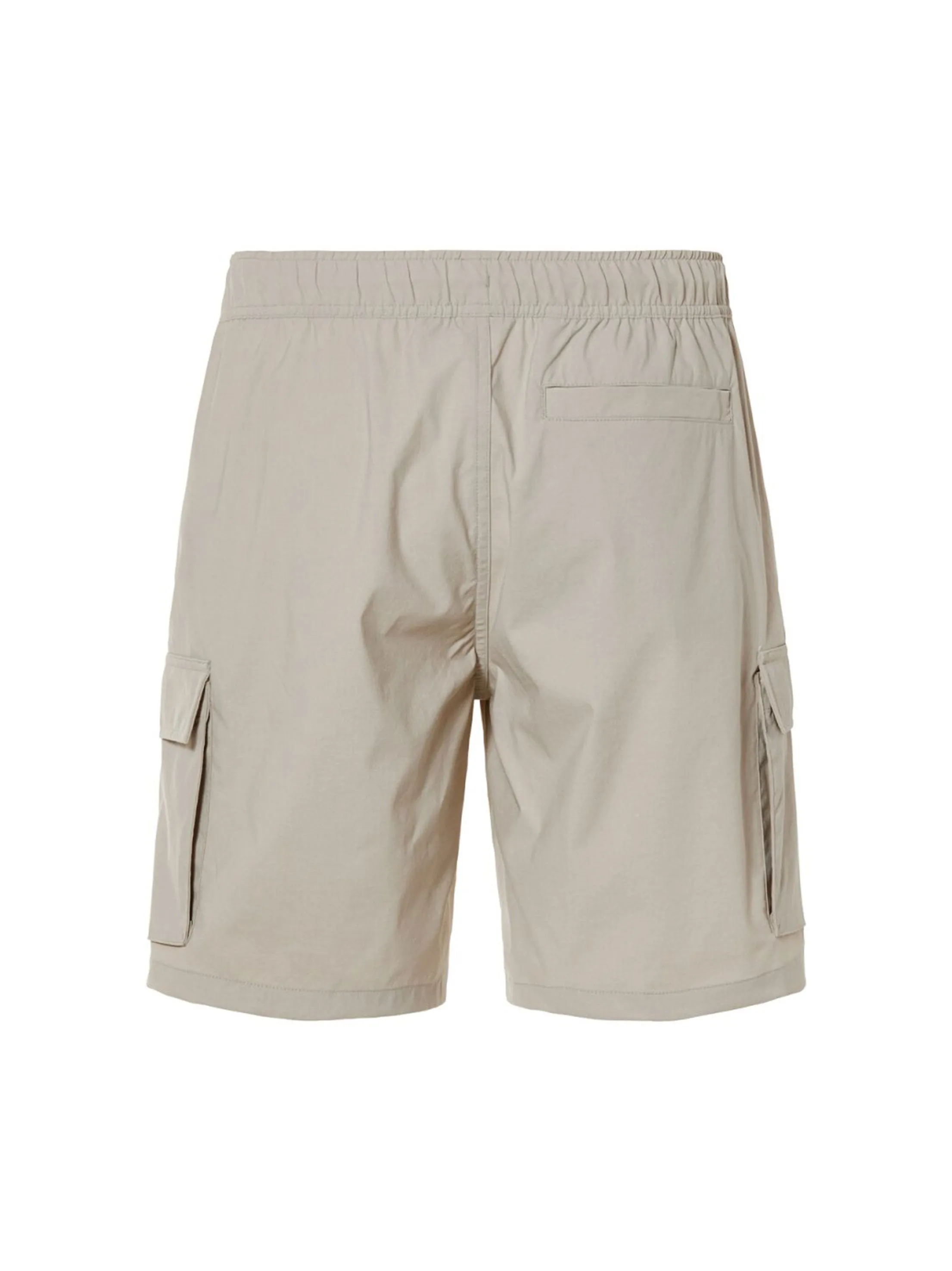 Herren Cargo Shorts, Einfarbig, Beige