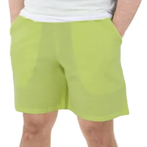 Herren-Baumwollshorts, Einfarbig, Pistazie