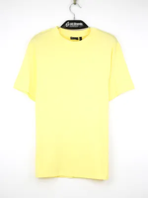 Herren T-Shirt, Einfarbig, Gelb