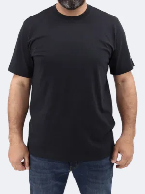 Herren Basic T-Shirt, Schwarz