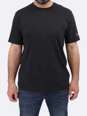 Herren Basic T-Shirt, Schwarz