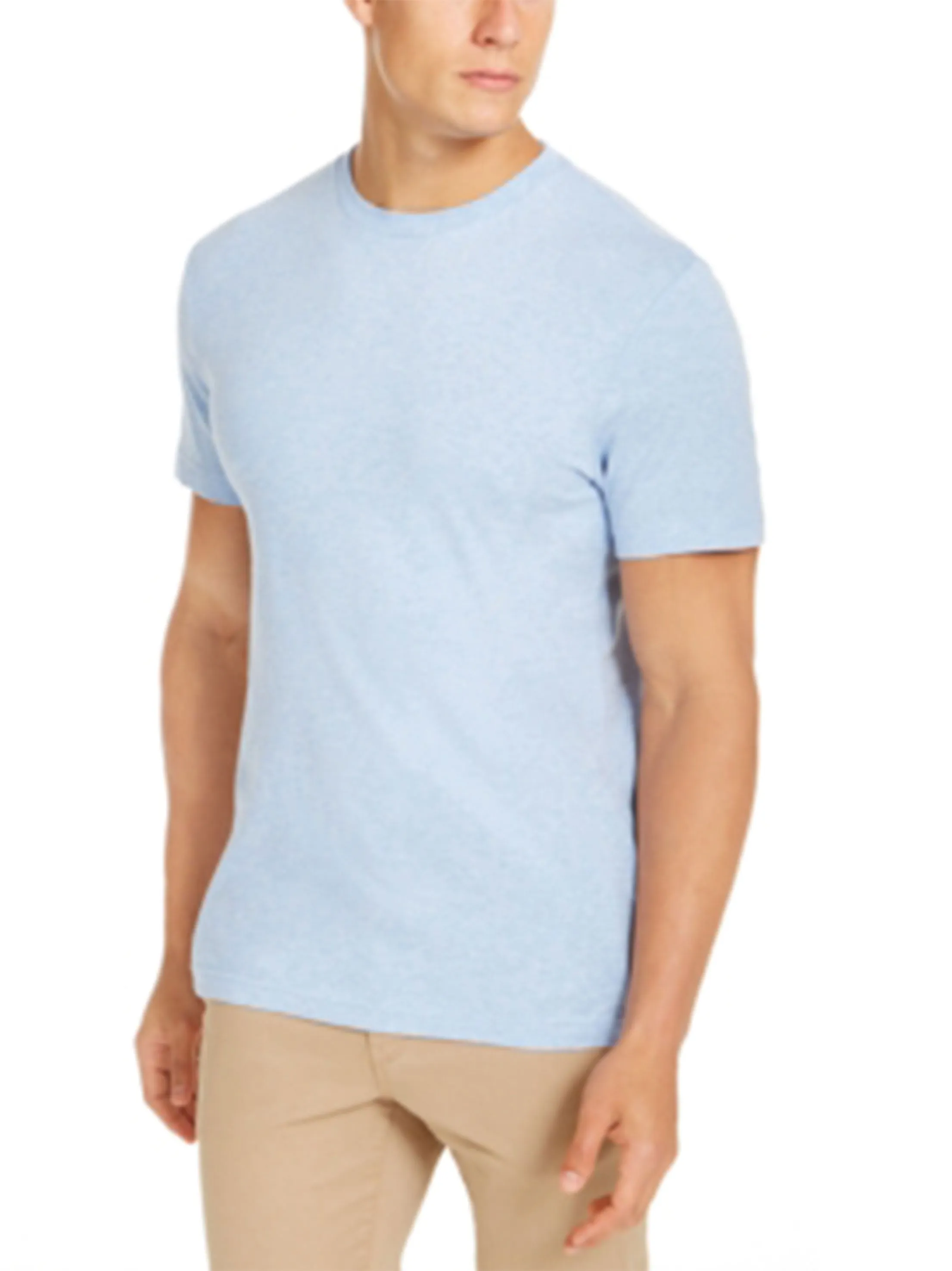 Herren Basic T-Shirt, Hellblau