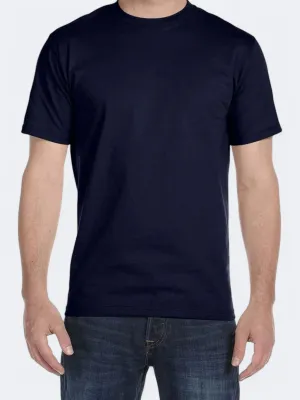 Herren Basic T-Shirt, Marineblau