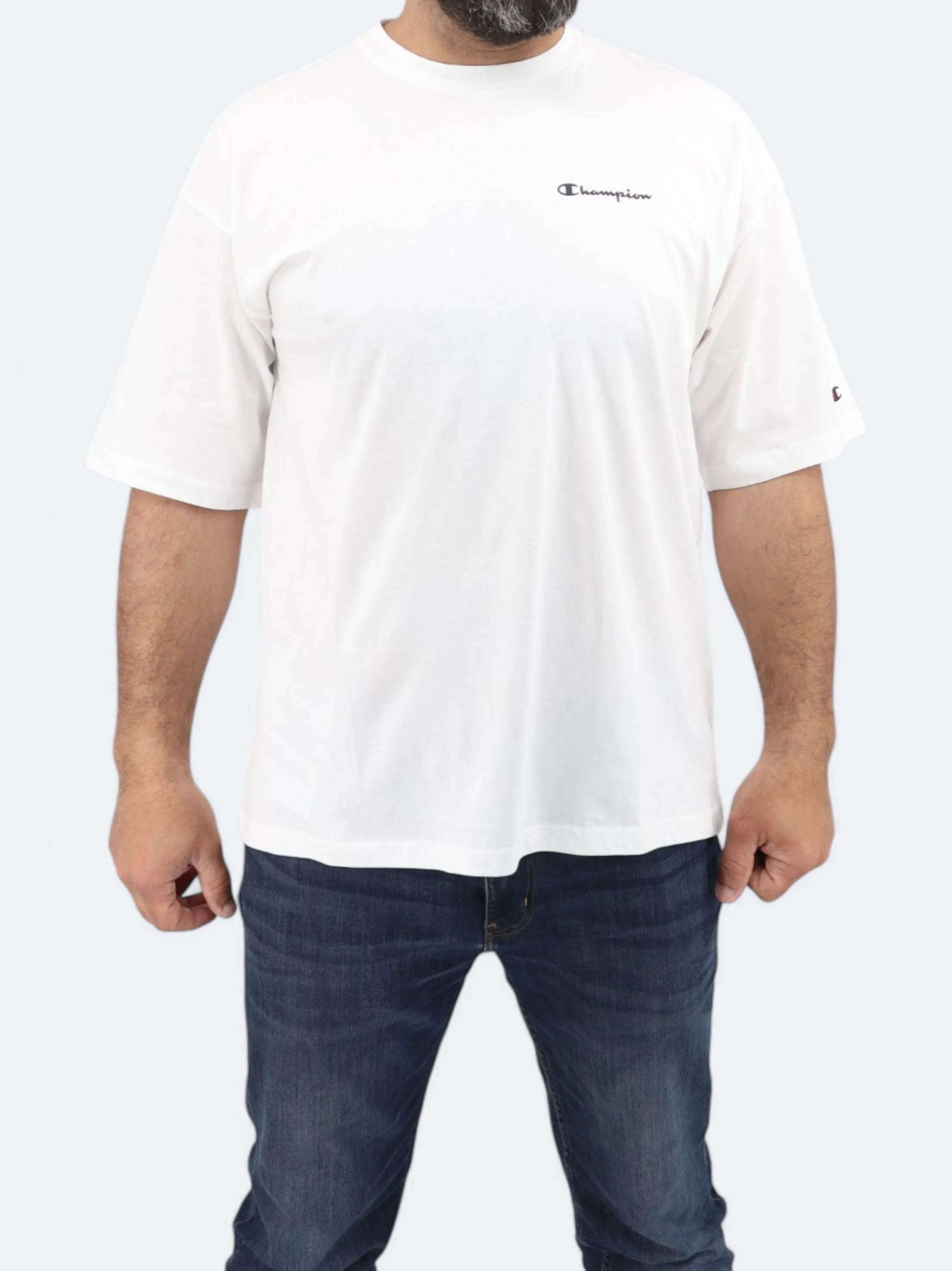Herren T-Shirt mit Aufdruck, Weiß