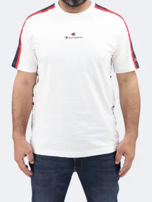 Herren T-Shirt mit Aufdruck, Weiß