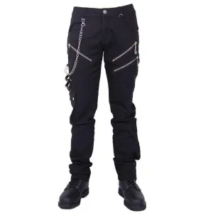 Herren-Punkhose mit Metallkette