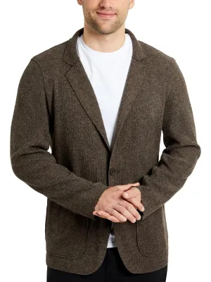 Herren Rippenstrick-Sportjacke