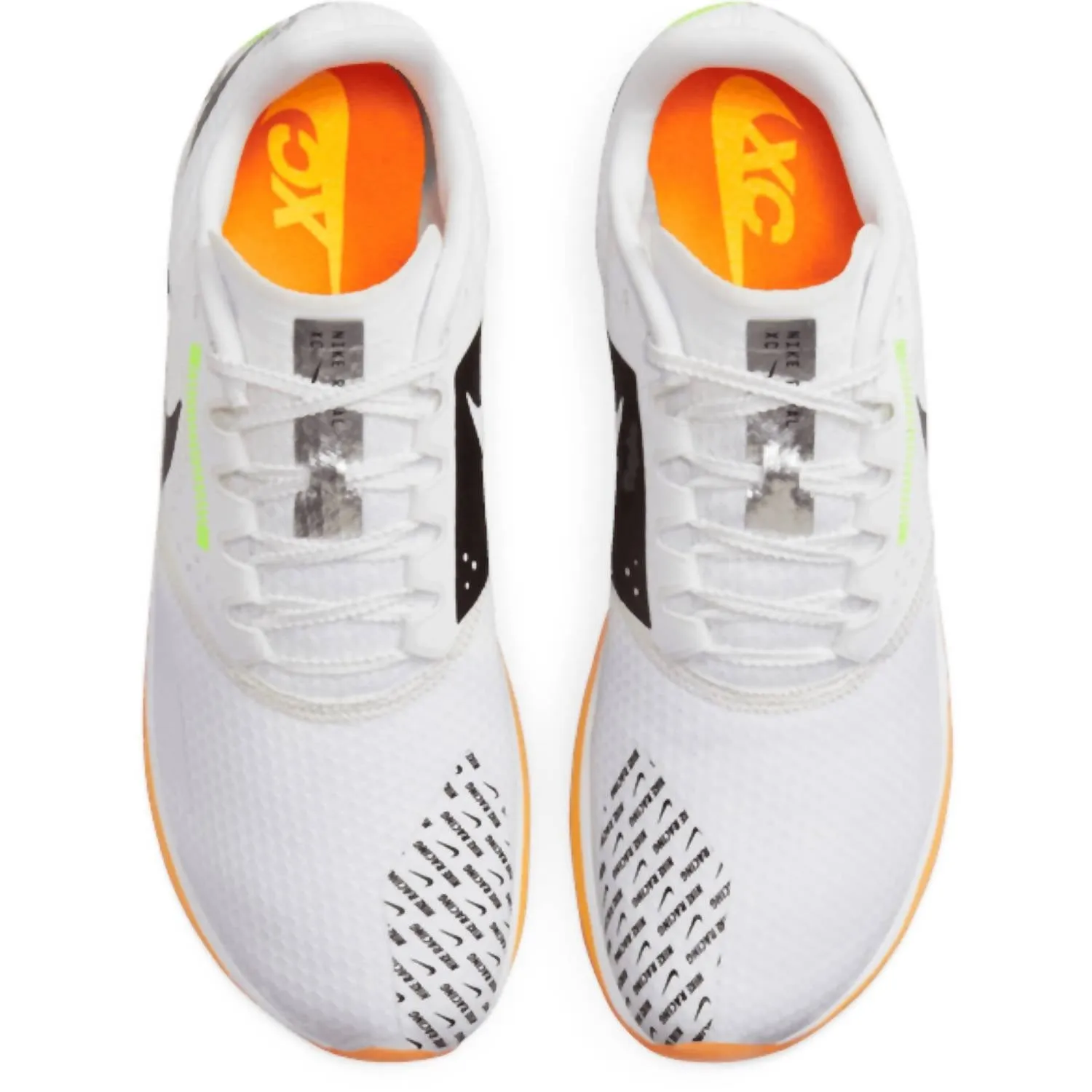 Herren Rival Xc 6 Sneaker in Weiß/Schwarz-Total Orange