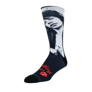 Herren The Rolling Stones Mick 1975 Socken in Schwarz