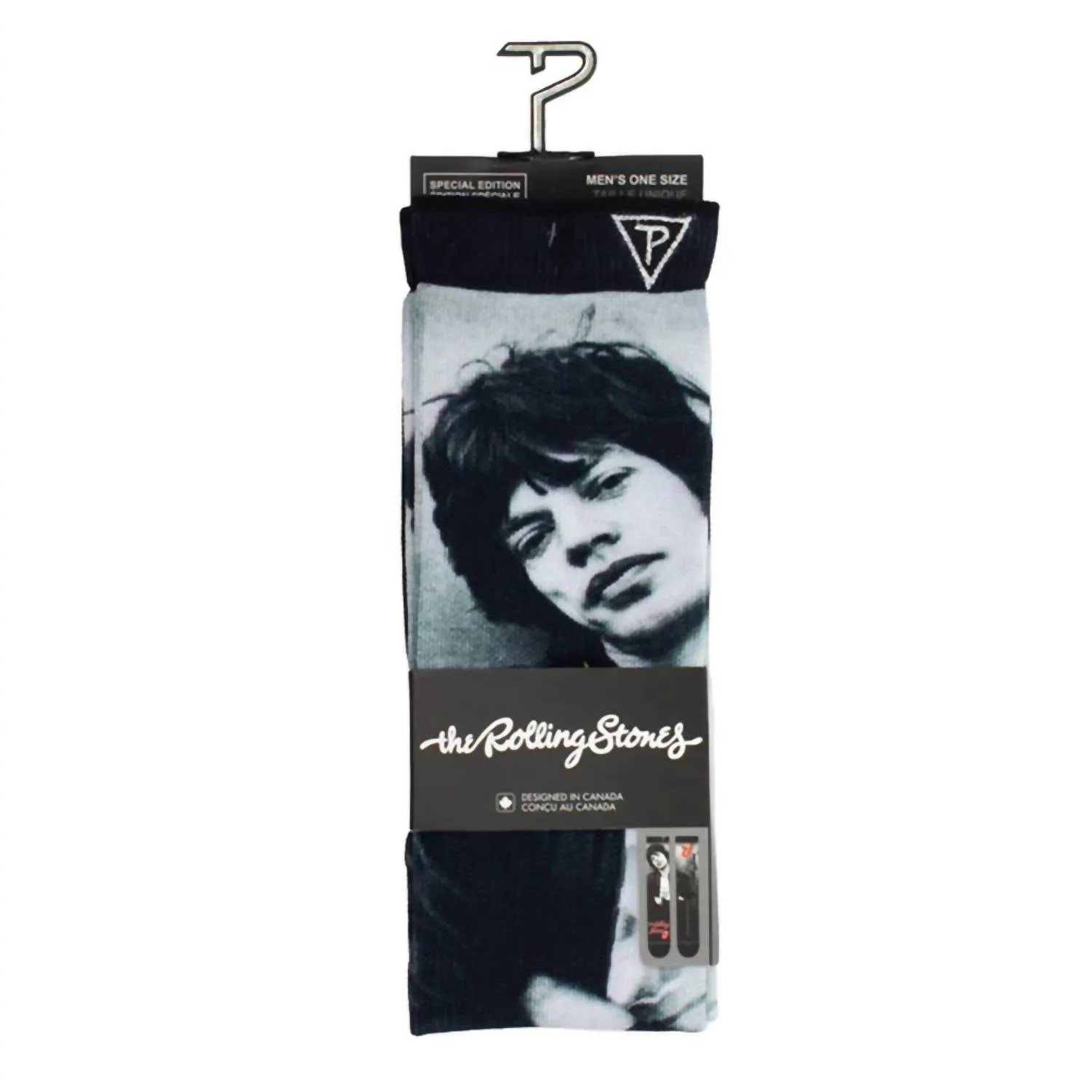 Herren The Rolling Stones Mick 1975 Socken in Schwarz