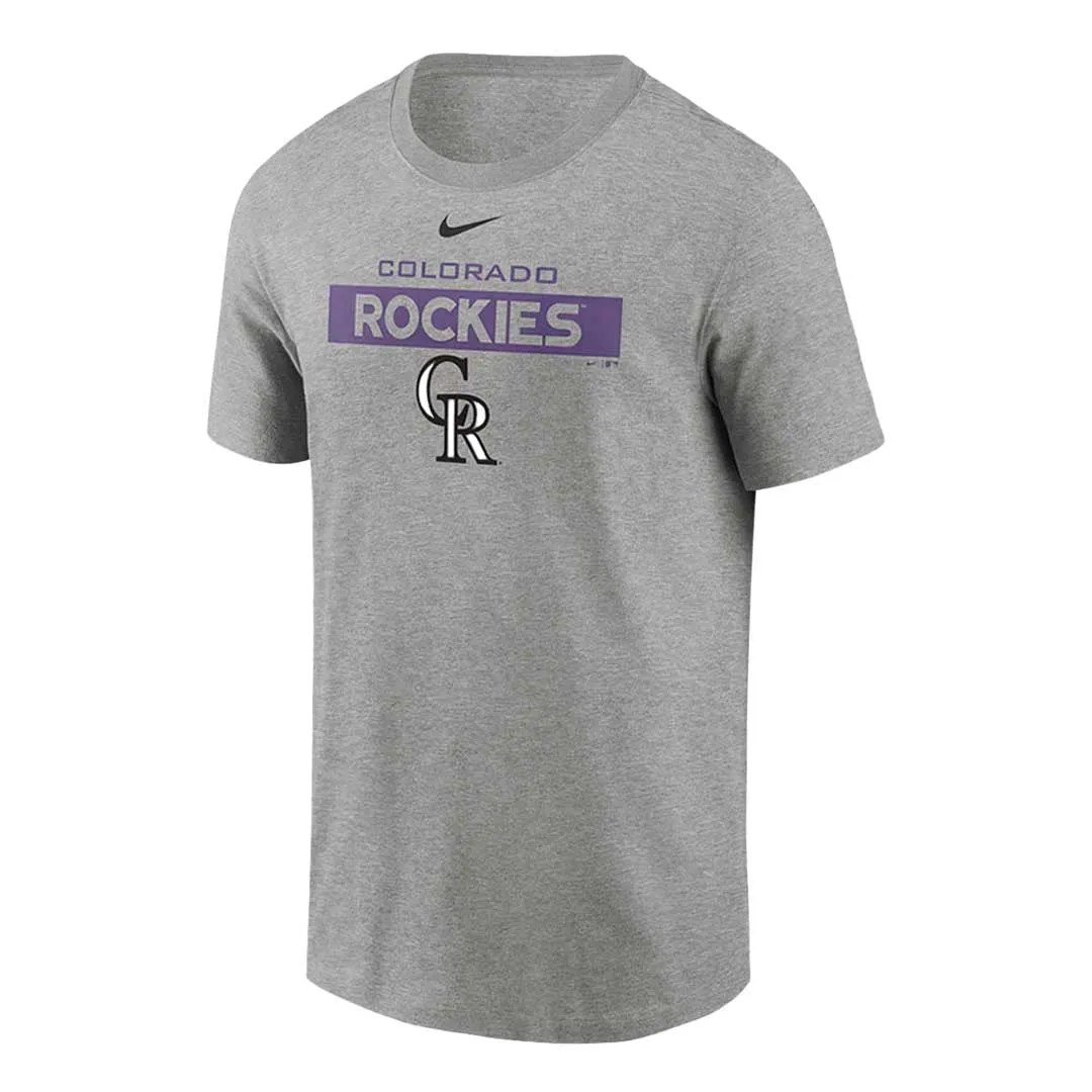 MLB - Herren Colorado Rockies Logo T-Shirt (N199 06G DNV 0L3)