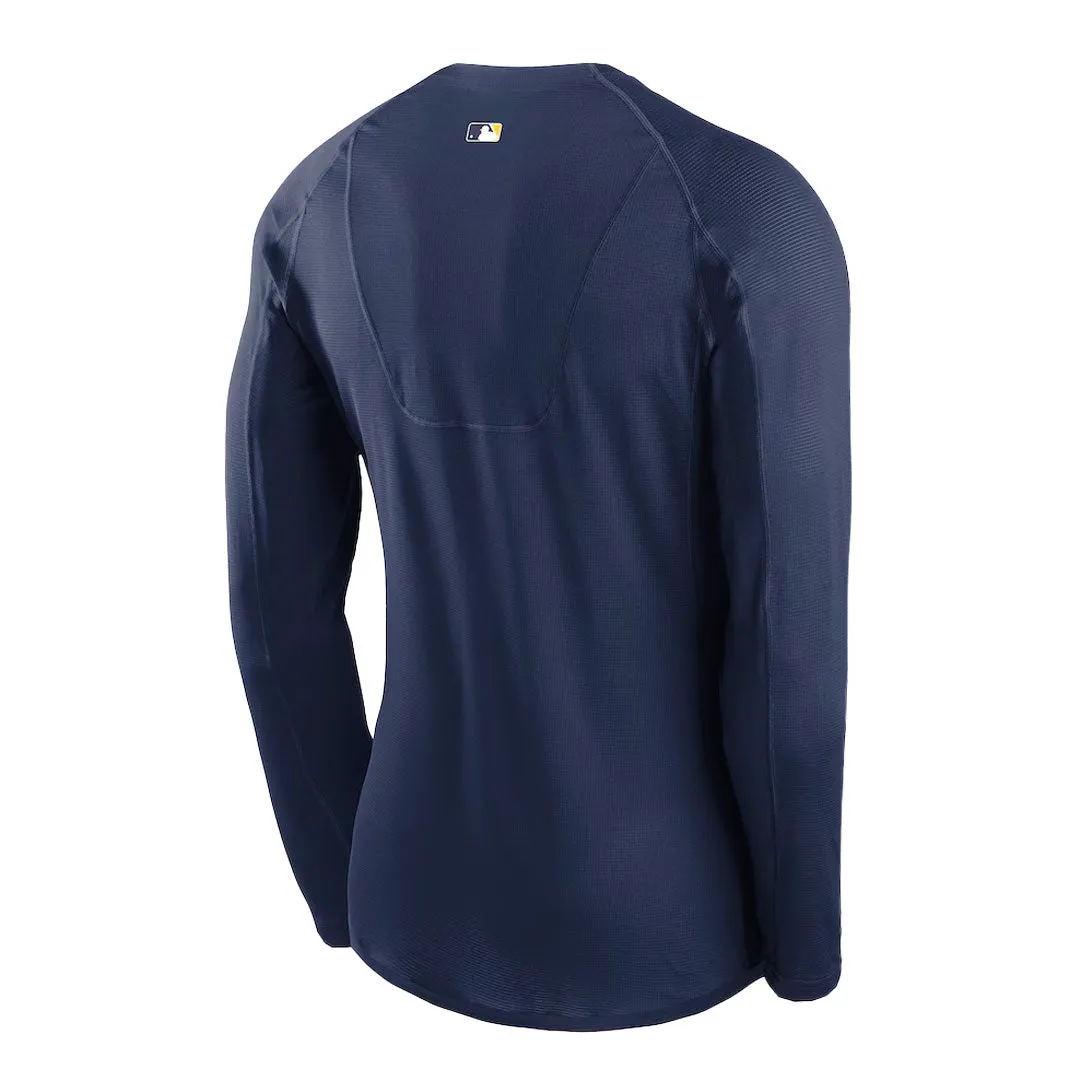 MLB - Herren Milwaukee Brewers Langarm Unterhemd (NKXH 44B MZB N8B)